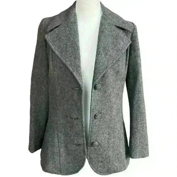 Vintage 70s Mountain Artisans appliqué jacket / blazer, size 7/8 - Picture 5 of 9